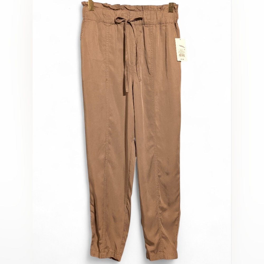 ​🤎 NWT A New Day Lyocell High-Rise Tapered Ankle Pull-On Joggers, Size S